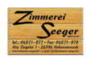 Logo von des Partnerbetrieb Zimmerei Seeger GmbH & Co. KG